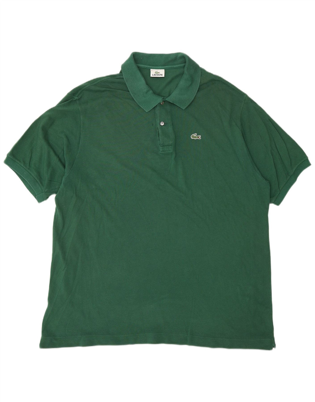 Camisa polo masculina LACOSTE tamanho 8 3XL algodão verde