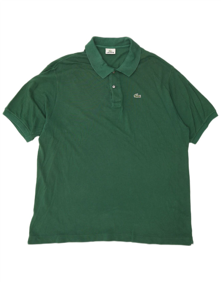Camisa polo masculina LACOSTE tamanho 8 3XL algodão verde