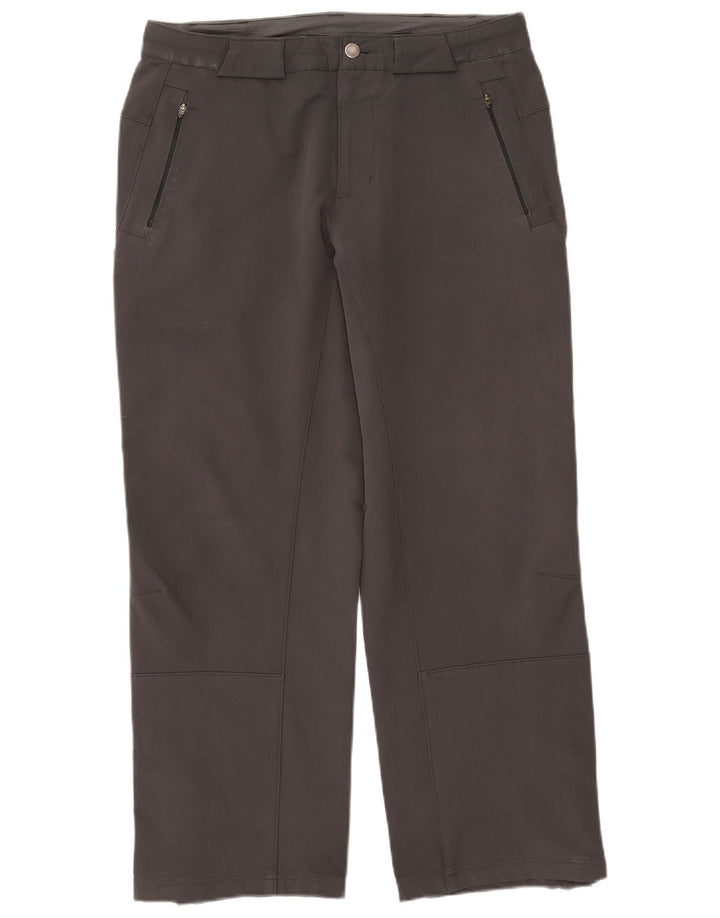 Calça corta-vento Columbia masculina Titanium Straight W34 L29 poliéster cinza