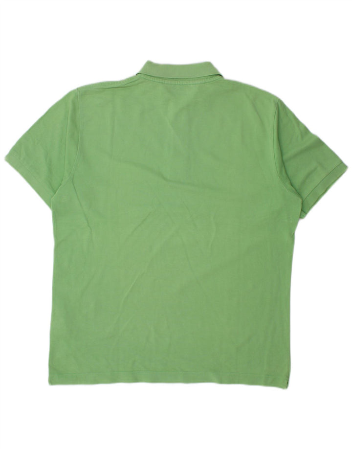 Camisa polo masculina Kappa algodão verde médio