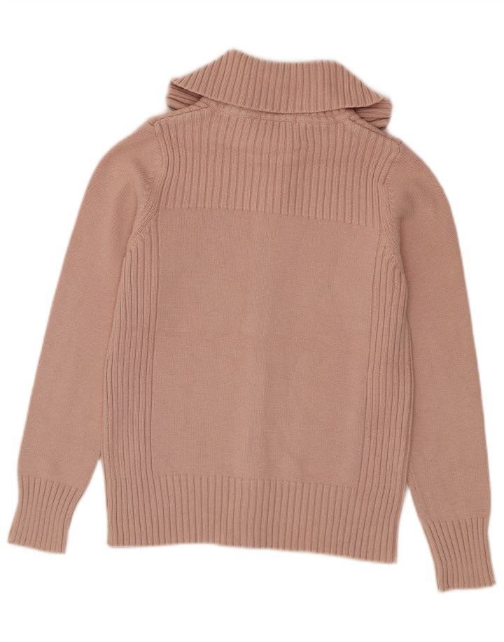 Suéter cardigã feminino Marks & Spencer Reino Unido 10 pequeno rosa