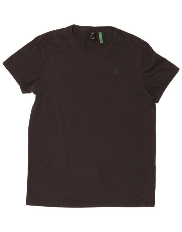 Camiseta masculina G-Star top grande algodão preto