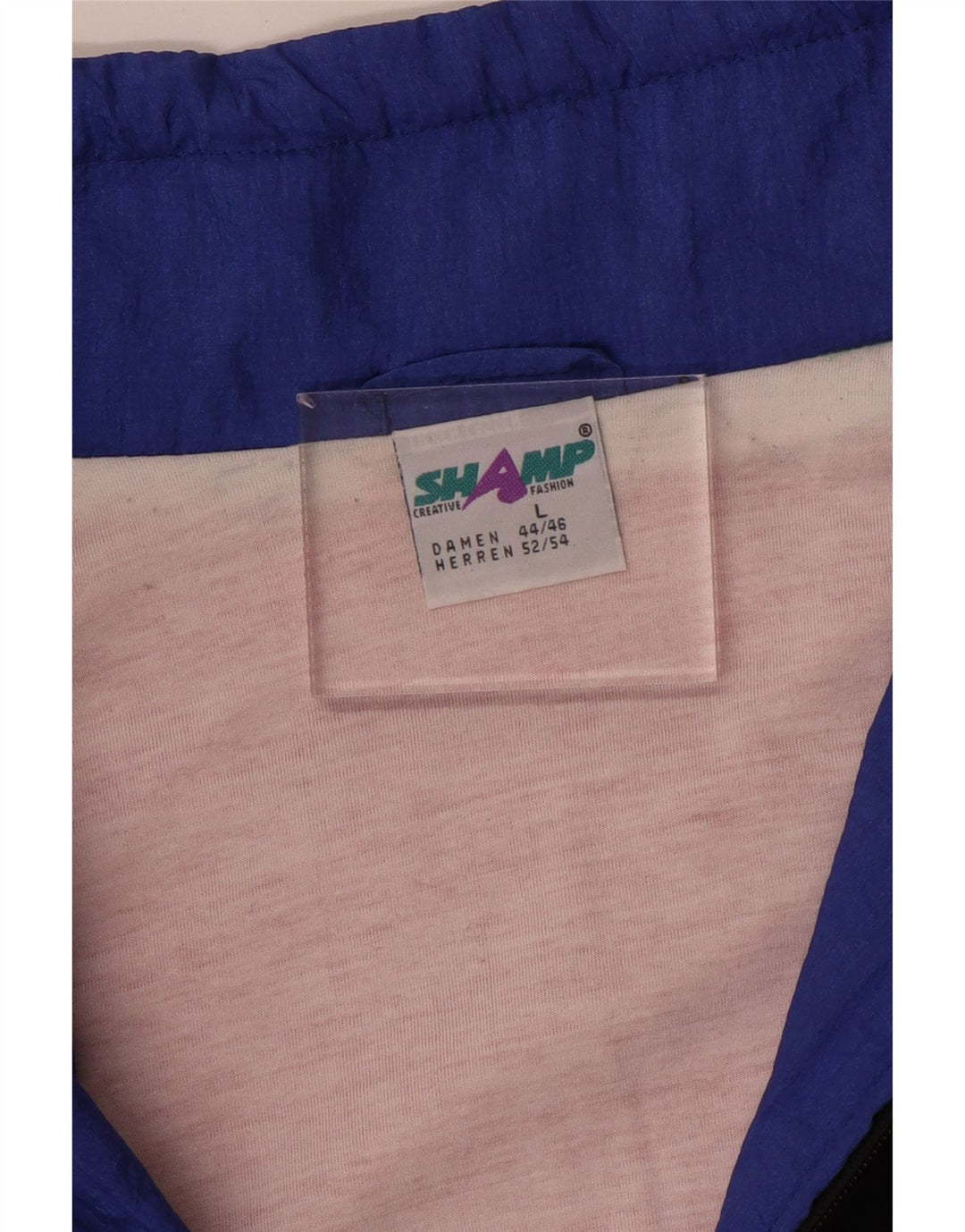 Jaqueta de treino masculina SHAMP grande poliamida colorblock multicolorida