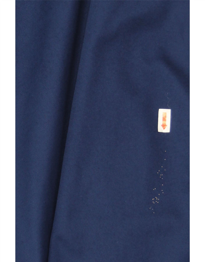 Saia assimétrica feminina vintage W26 pequena azul marinho