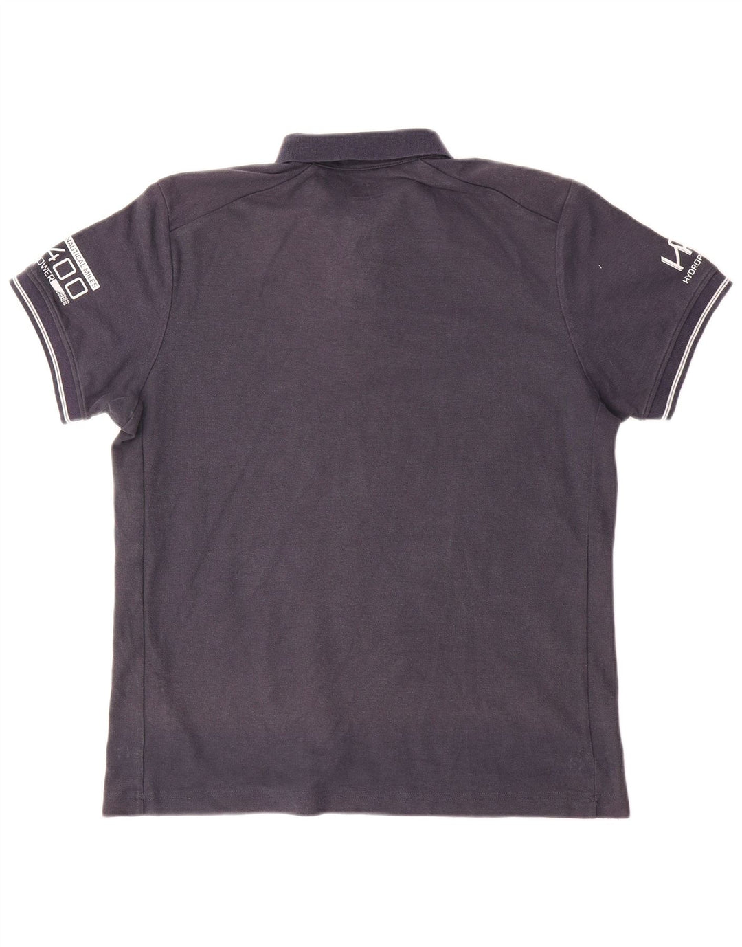 Helly Hansen Camisa polo masculina gráfica média algodão azul marinho