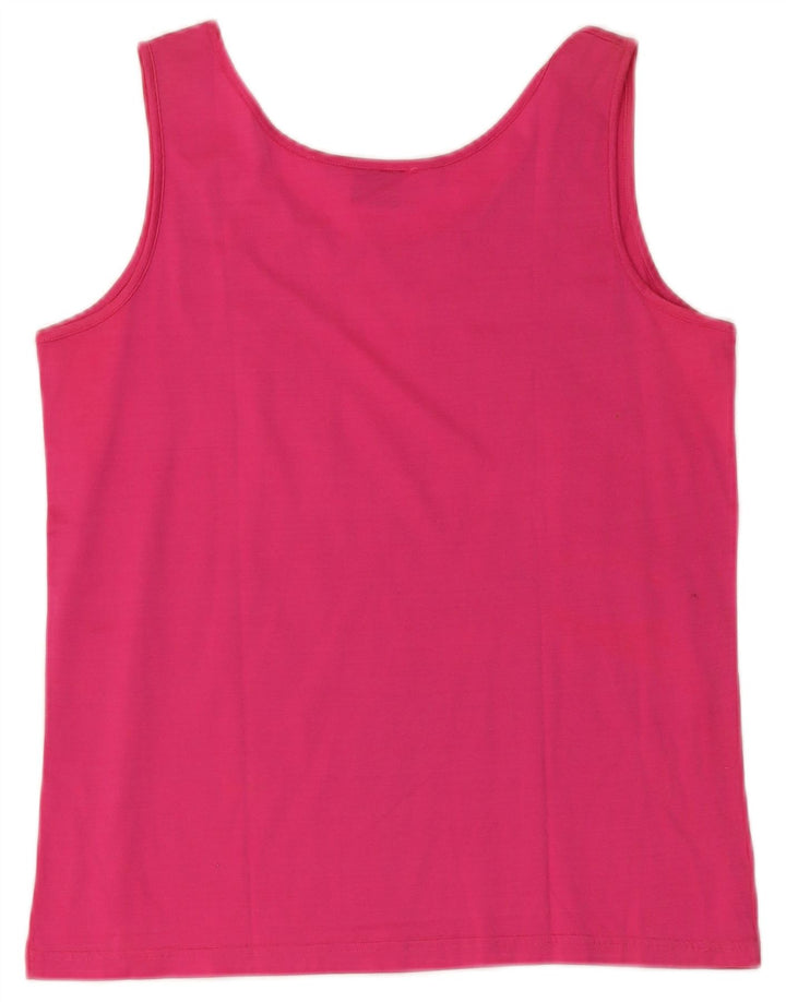 Top colete feminino Fiorella UK 14 rosa médio