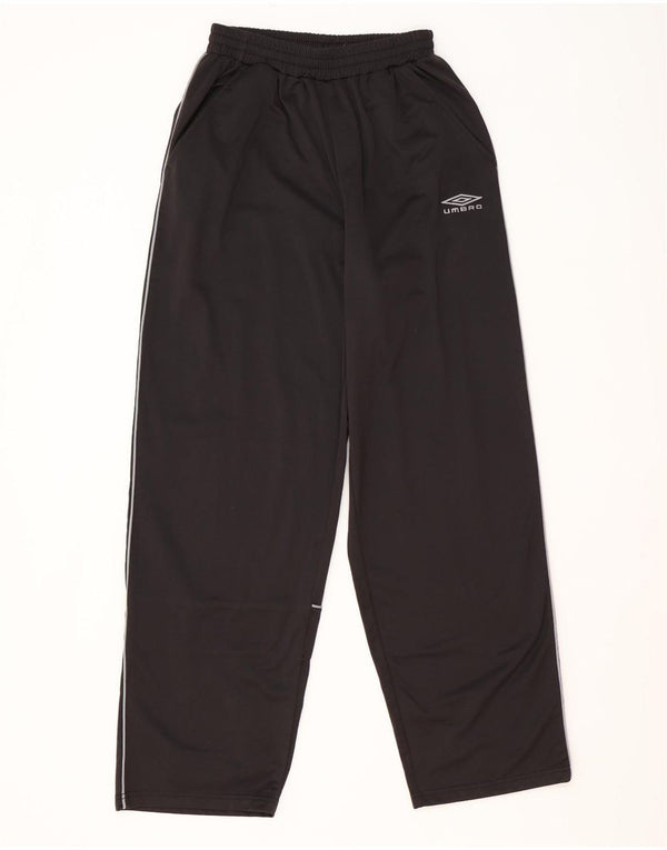 Umbro Mens Graphic Tracksuit Calças Médio Poliéster Preto