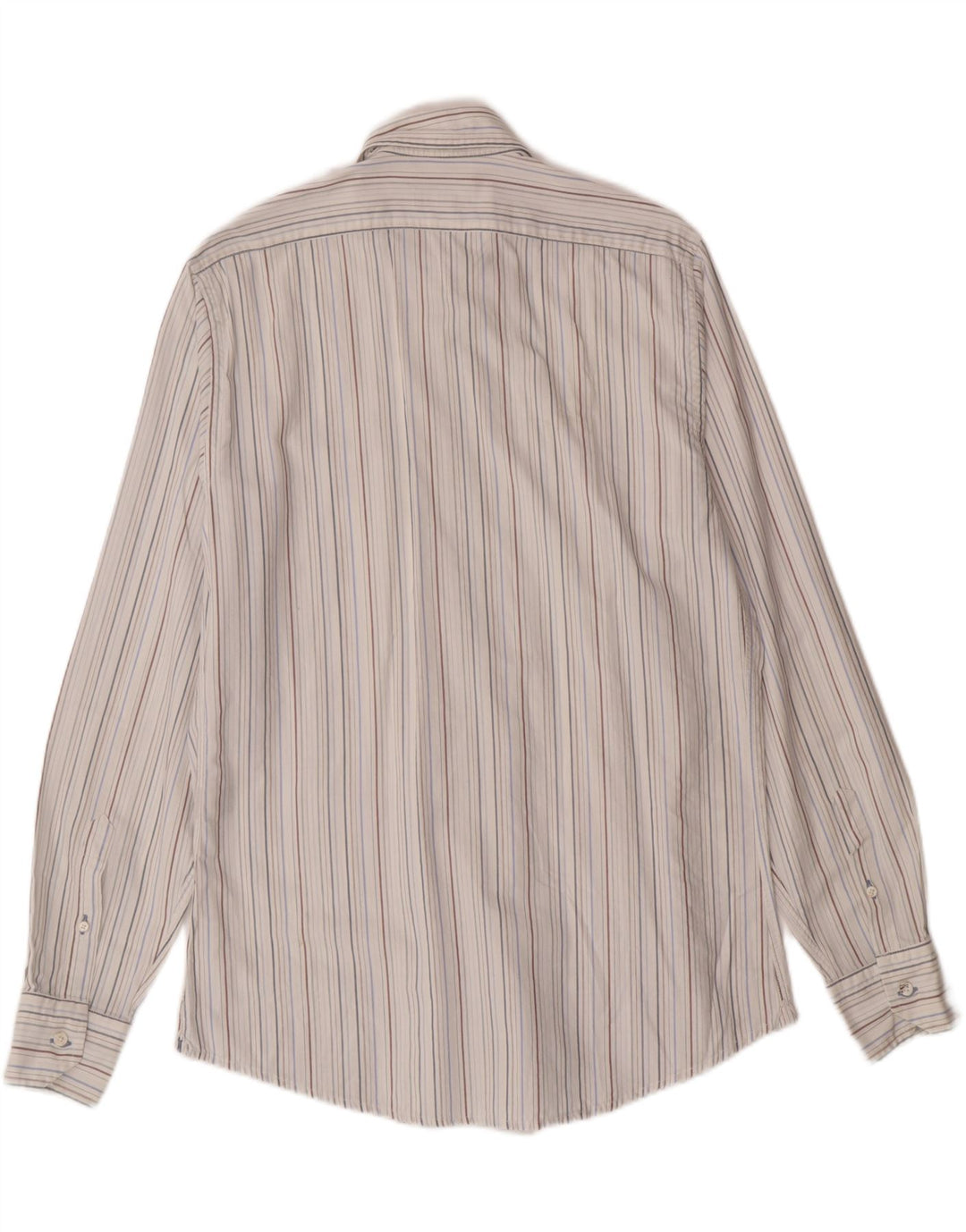 Camisa masculina JECKERSON grande algodão listrado branco