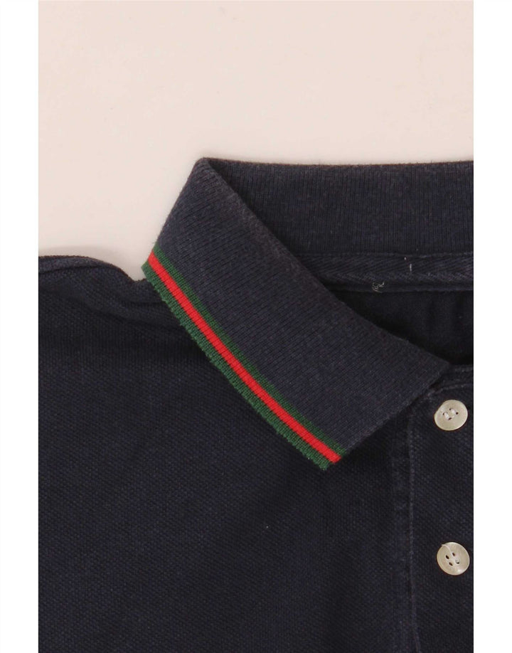 Camisa polo masculina Fred Perry médio algodão azul marinho