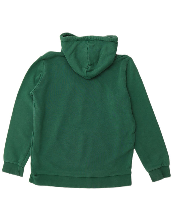 ADIDAS Mens Graphic Hoodie Jumper Médio Algodão Verde