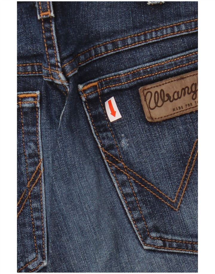 WRANGLER Masculino Texas Stretch Straight Jeans W32 L32 Azul Algodão