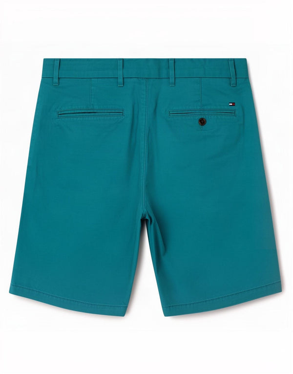 Tommy Hilfiger Mens Chino Shorts Grande W34 Azul Algodão