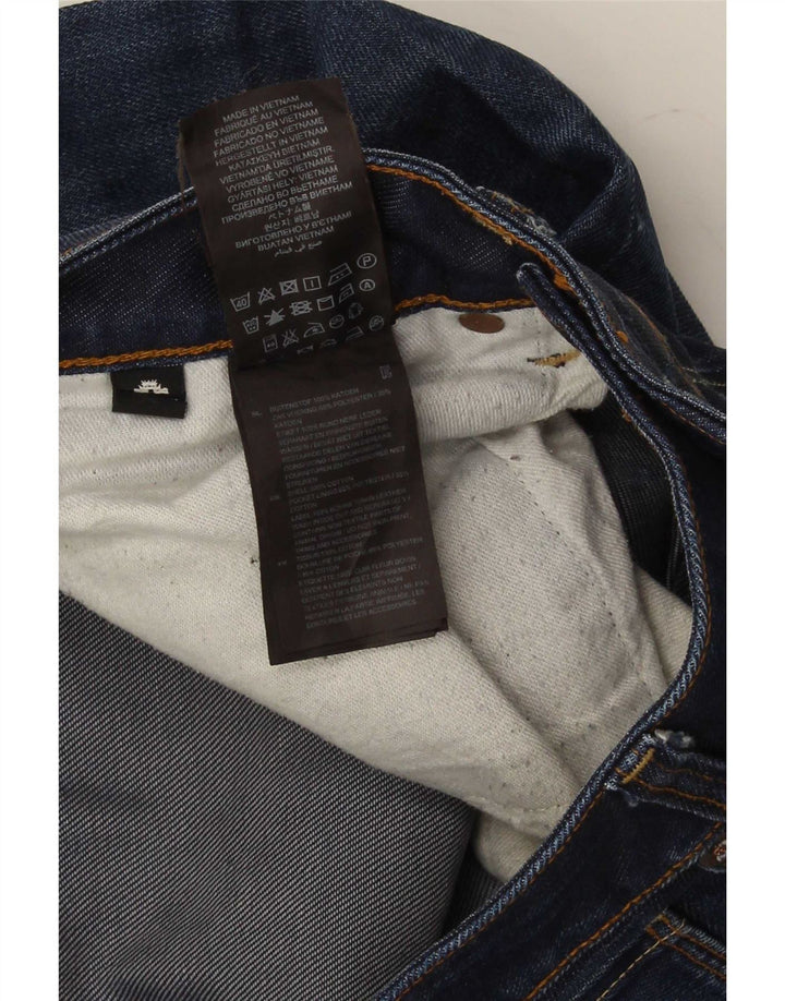 Jeans retos masculinos G-Star W34 L34 algodão azul marinho