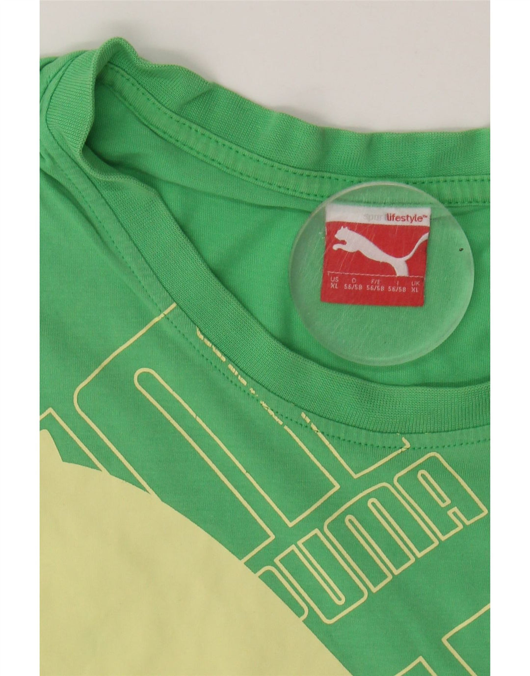 Camiseta gráfica masculina PUMA XL verde
