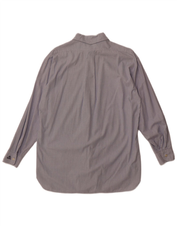 Camisa feminina Emporio Armani IT 42 algodão xadrez azul médio