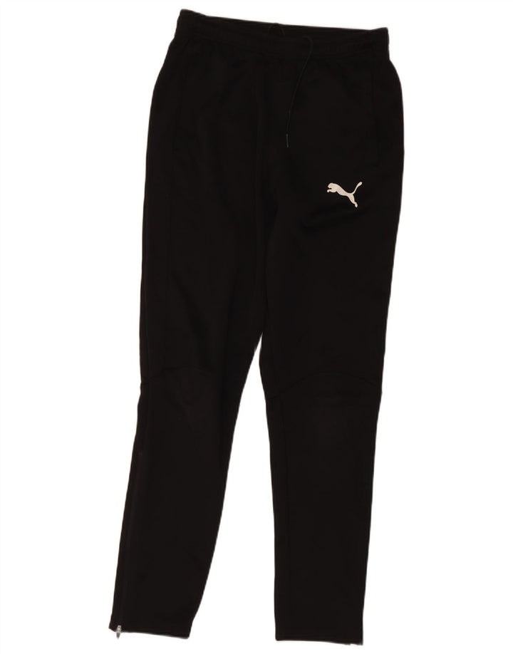 Calça de treino feminina Puma UK 8 pequena poliéster preto