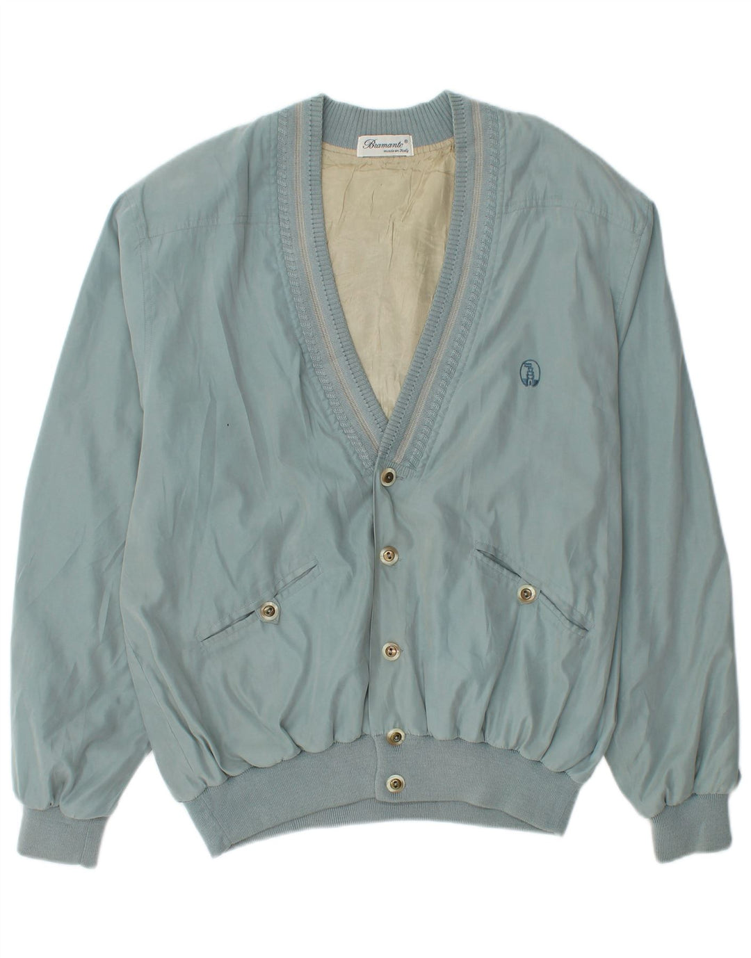 Jaqueta bomber masculina Bramante UK 38 azul médio