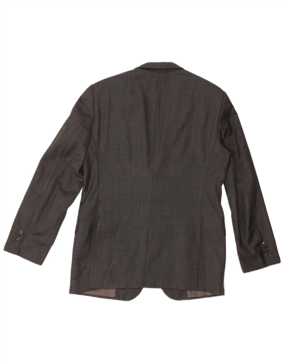 Jaqueta blazer masculina Armani Collezioni com 2 botões IT 50 grande lã cinza
