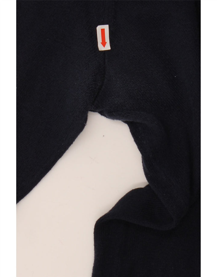 Suéter masculino TOMMY HILFIGER com decote em V XL azul marinho algodão