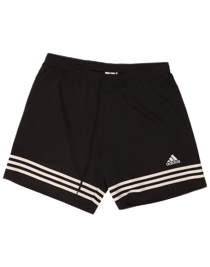 Adidas Mens Sport Shorts XL Preto Listrado Poliéster Esportes
