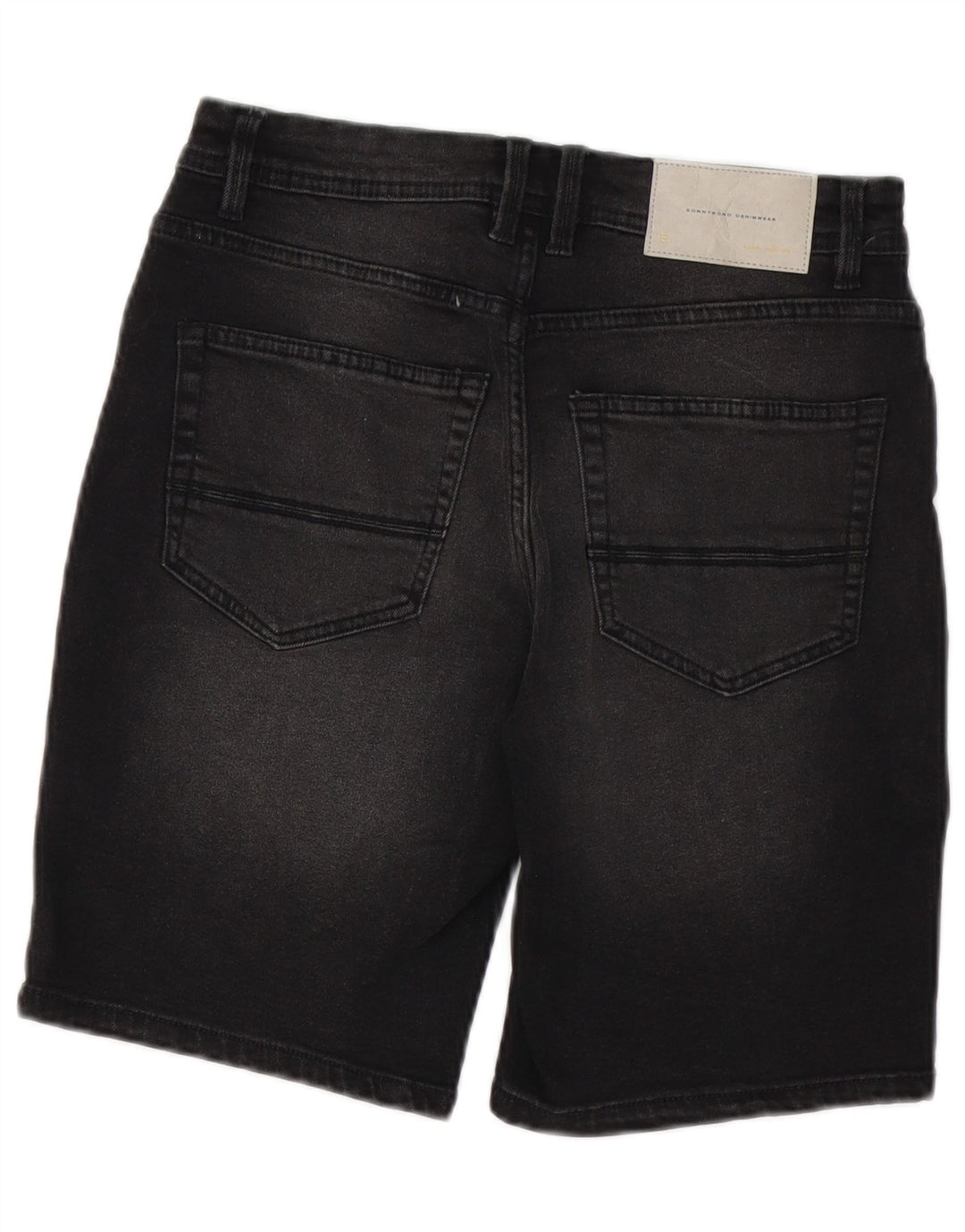 Shorts jeans feminino SONNY BONO IT 44 médio W29 algodão preto