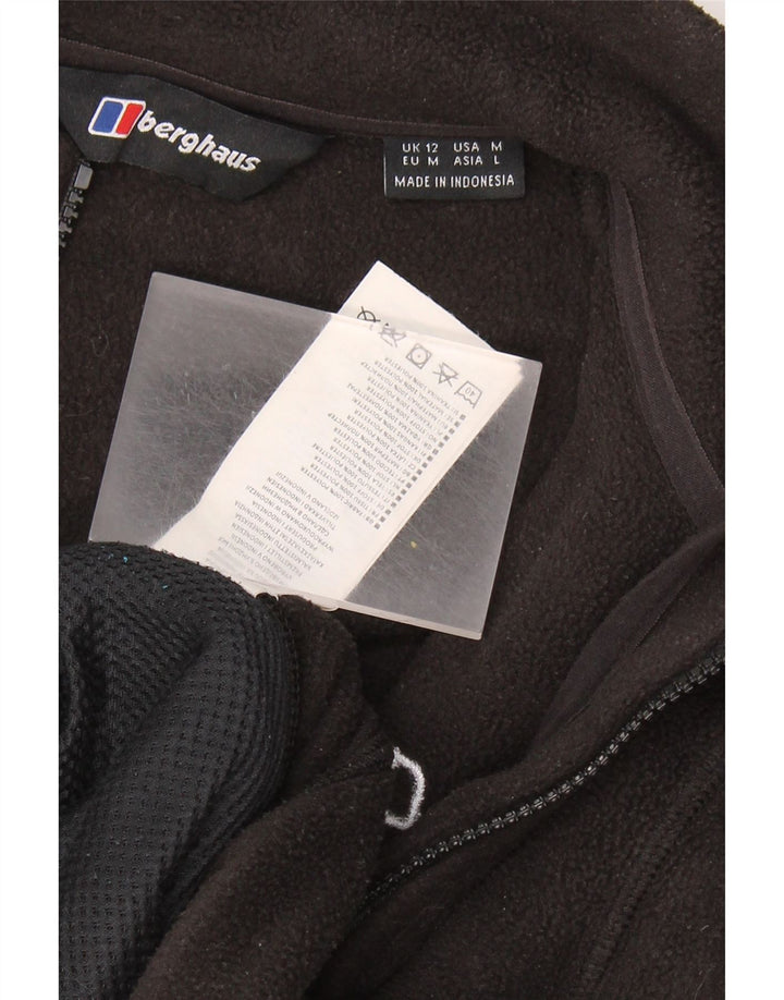 Jaqueta de lã feminina Berghaus UK 12 poliéster preto médio