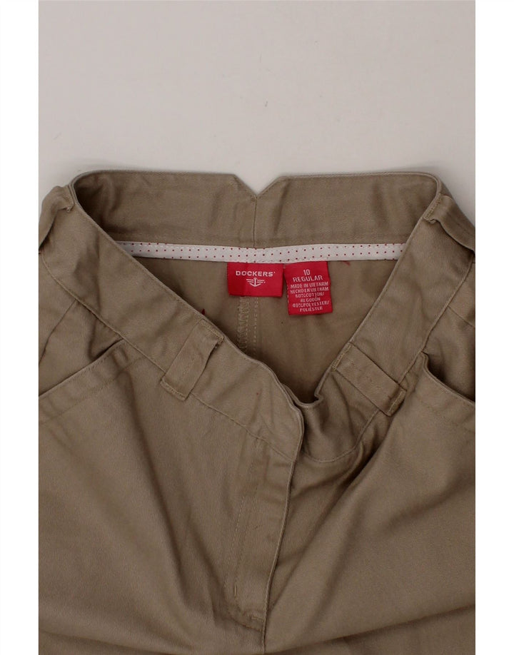 DOCKERS Girls Chino Shorts 9-10 Years W24  Brown Cotton Vintage Dockers and Second-Hand Dockers from Messina Hembry 