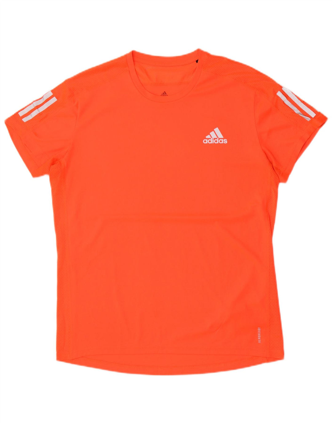 Adidas Mens Aeroready Camiseta Top Médio Laranja Poliéster