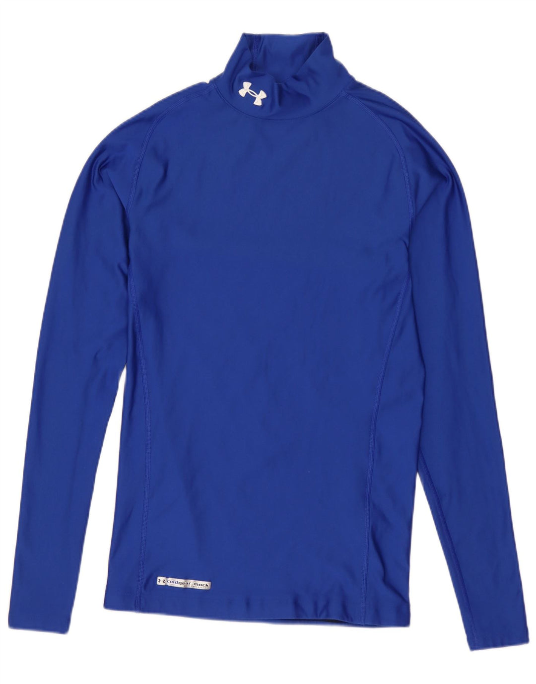 UNDER ARMOUR Masculino Cold Gear Top Manga Longa Pequeno Poliéster Azul