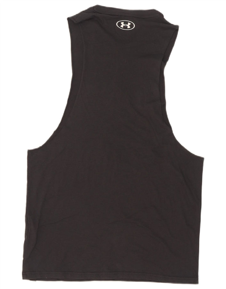 Under Armour Mens Graphic Vest Top Médio Algodão Preto