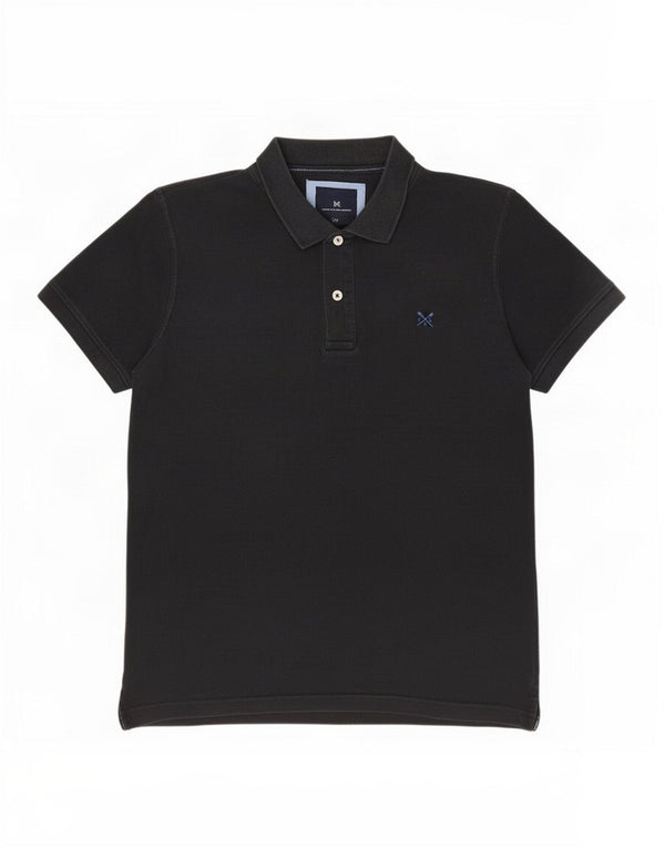 Camisa polo masculina Crew Clothing 2XL algodão azul marinho