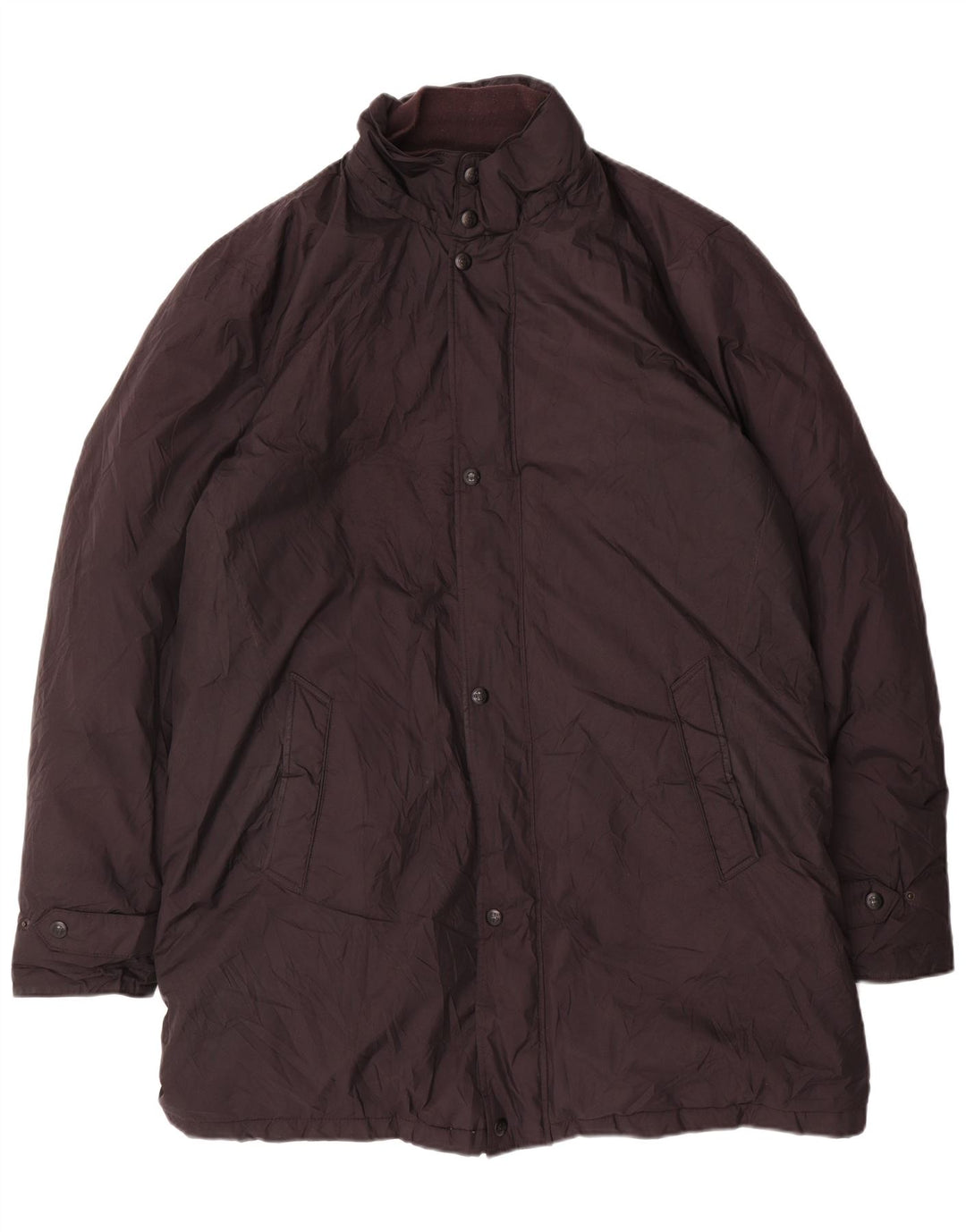 Casaco acolchoado masculino Massimo Dutti UK 44 2XL poliéster preto