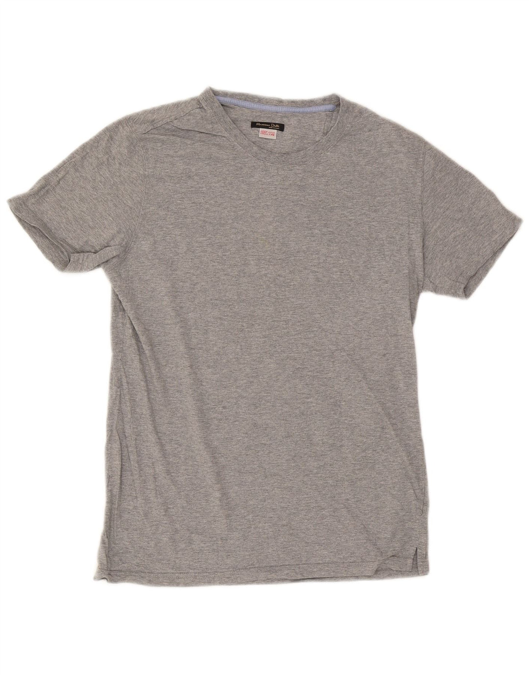 Camiseta masculina Massimo Dutti cinza médio