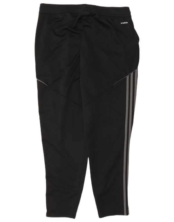 Adidas Mens Slim Fit Calças de treino Joggers XL Preto Poliéster