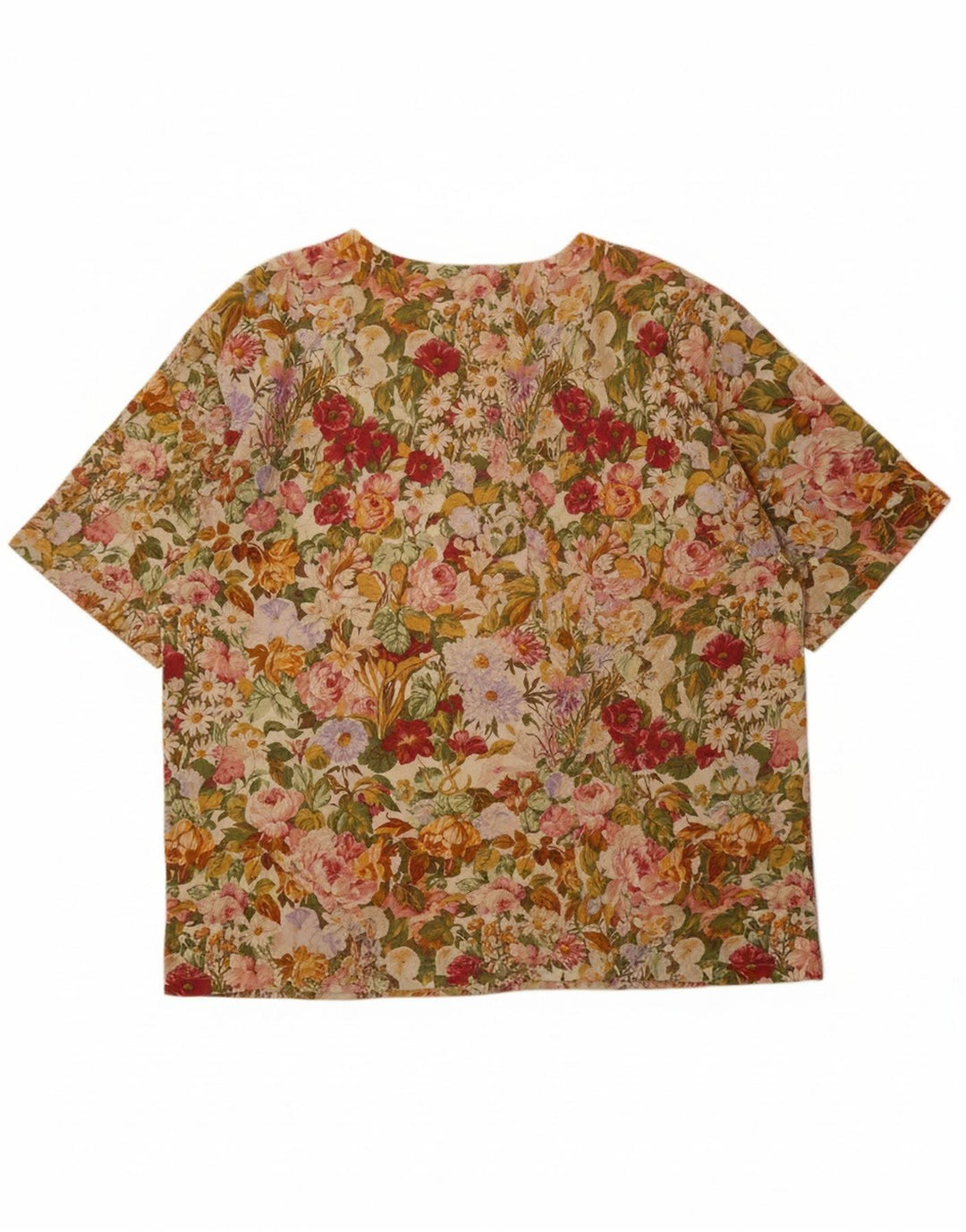 MANGO Womens Blouse Top IT 52 2XL Multicoloured Floral Cotton Vintage Mango and Second-Hand Mango from Messina Hembry 