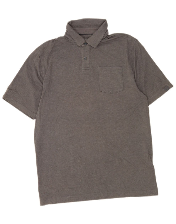 Camisa polo masculina Under Armour Heat Gear algodão cinza médio
