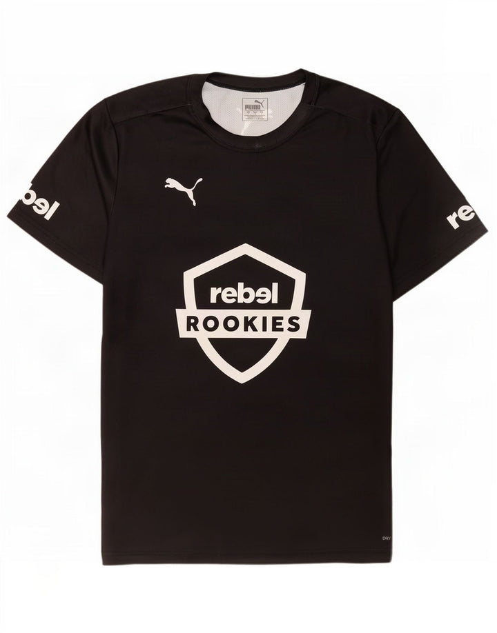Puma Camiseta Masculina Graphic Top Grande Poliéster Preto
