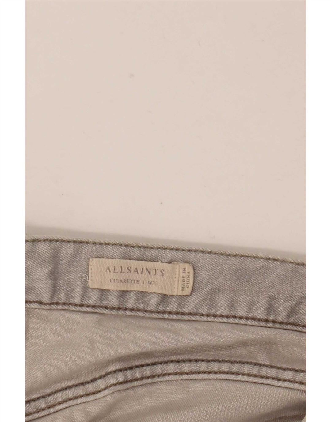 Calça jeans skinny masculina All Saints W35 L31 cinza