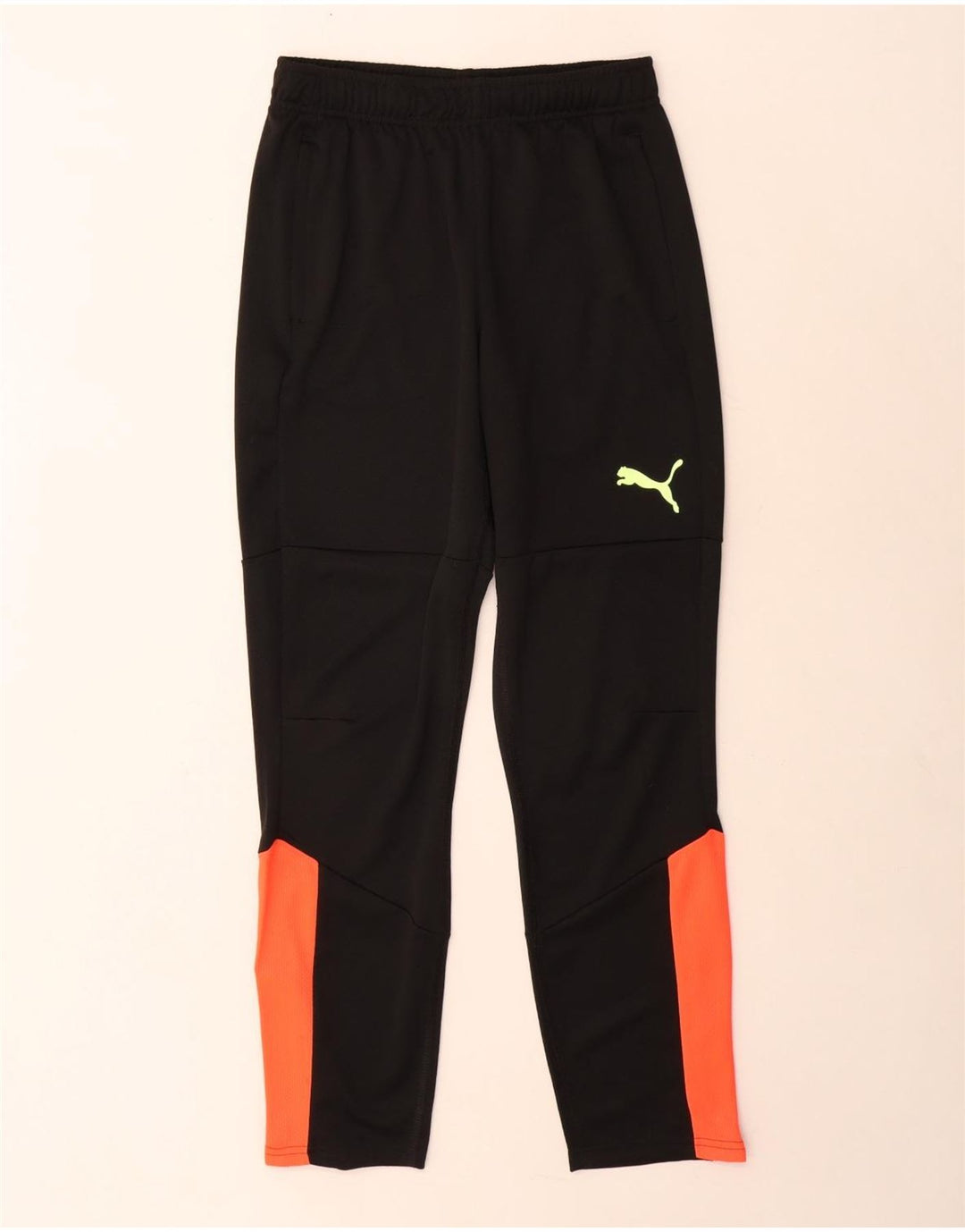 Calças de treino PUMA Boys 13-14 anos preto colorblock poliéster