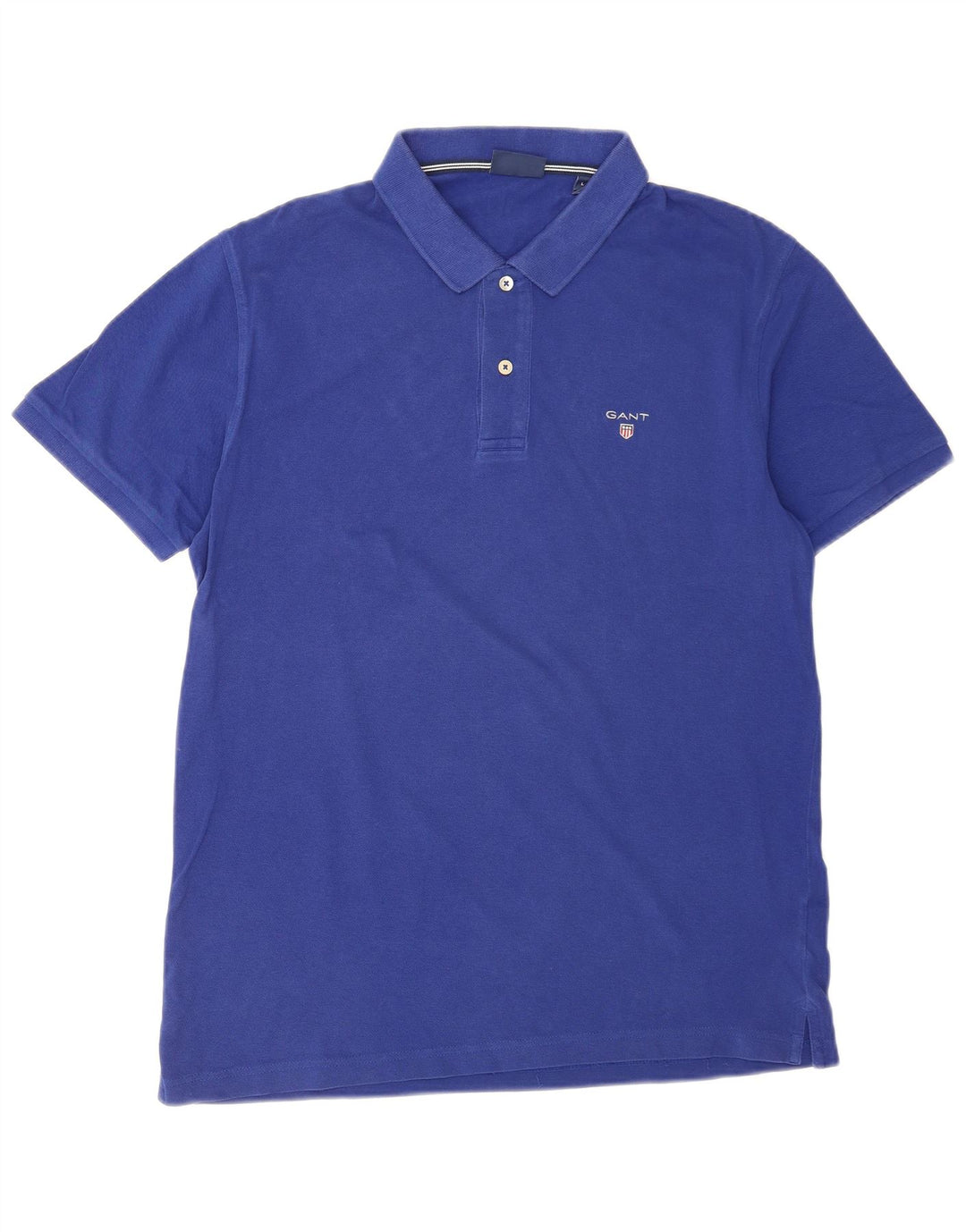 Camisa polo masculina Gant grande algodão azul