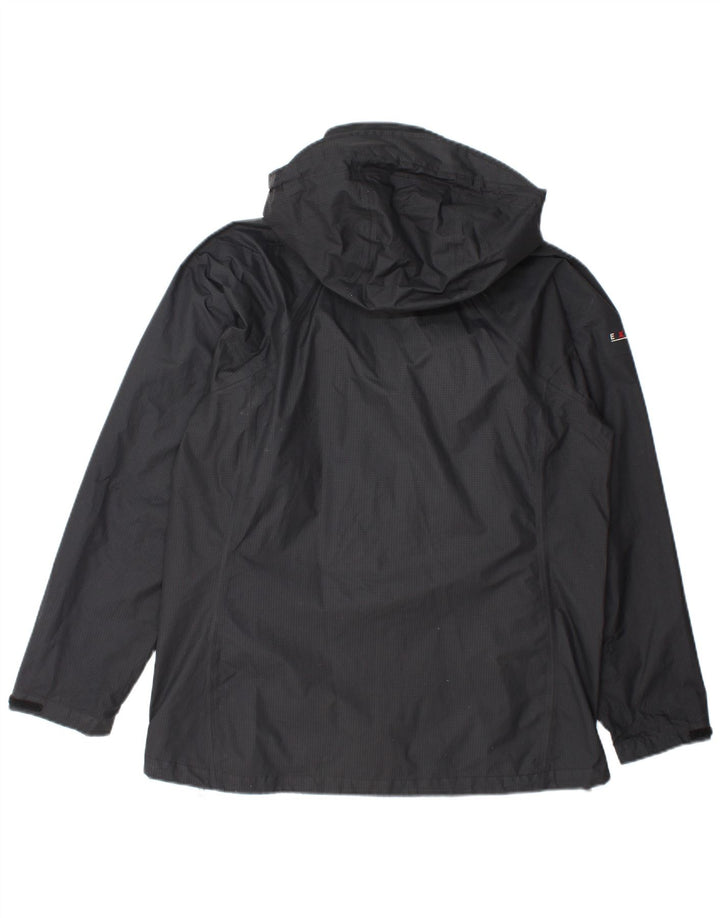 Jaqueta de chuva feminina com capuz Berghaus UK 14 grande cinza nylon