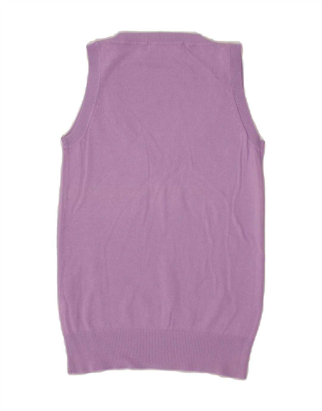 ZARA Womens Vest Tank Top UK 8 Small Purple Cotton Vintage Zara and Second-Hand Zara from Messina Hembry 