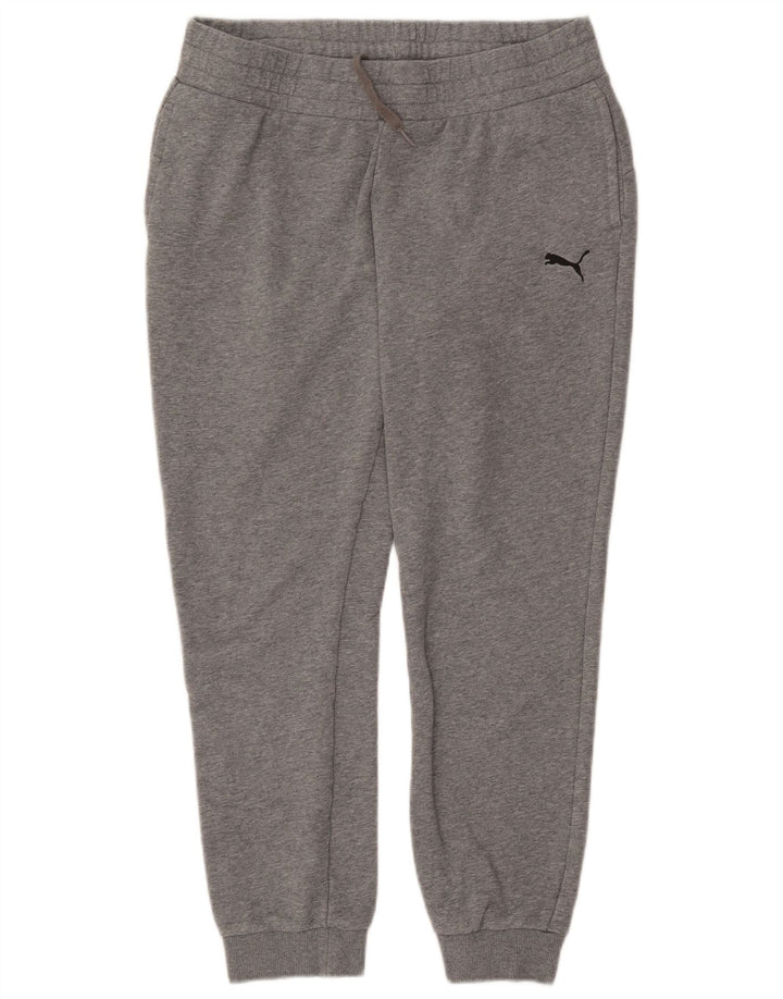 Calça de treino masculina PUMA joggers grande cinza