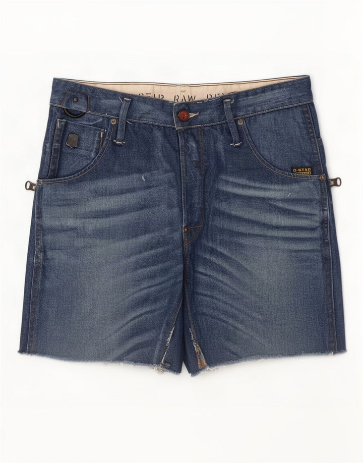 Shorts jeans masculino G-Star W31 algodão azul médio