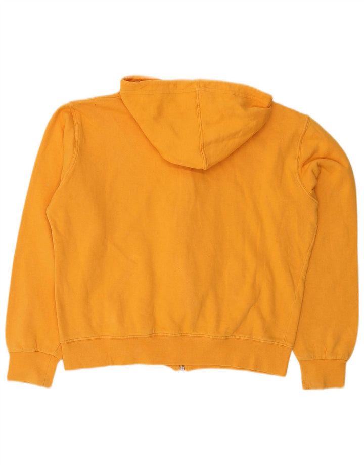 Suéter feminino com capuz e zíper DIADORA UK 18 XL laranja algodão