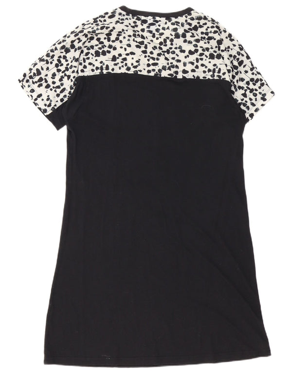 Camiseta feminina Adidas UK 8 pequena estampa animal preta