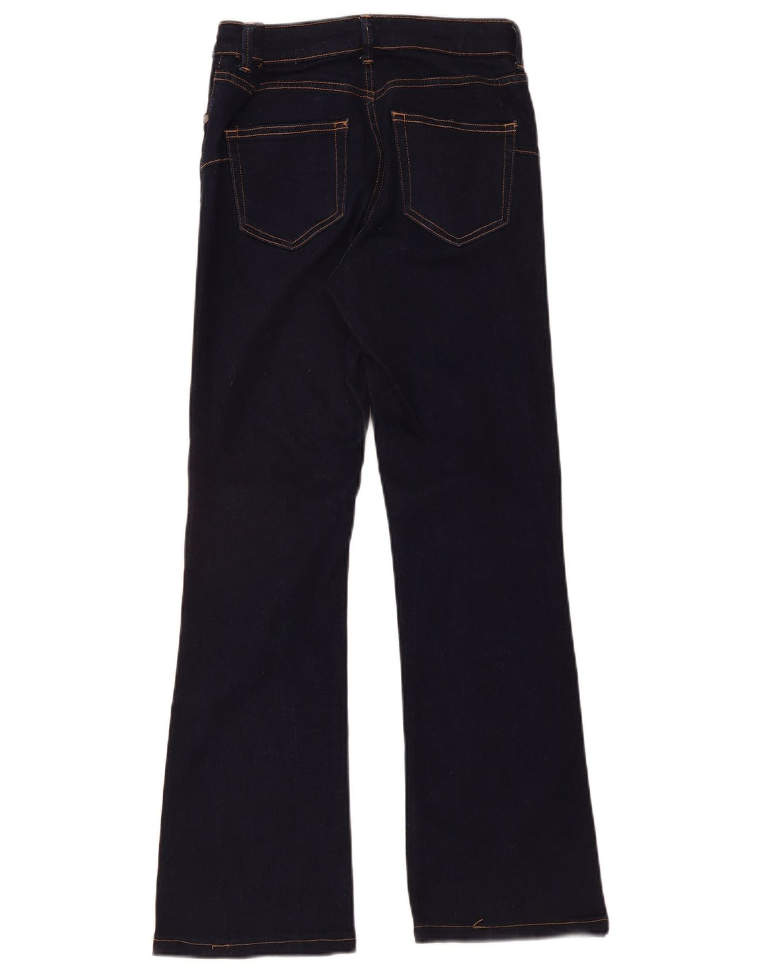 Zara Calça Jeans Feminina Flared EU 38 Pequeno W28 L29 Azul Marinho