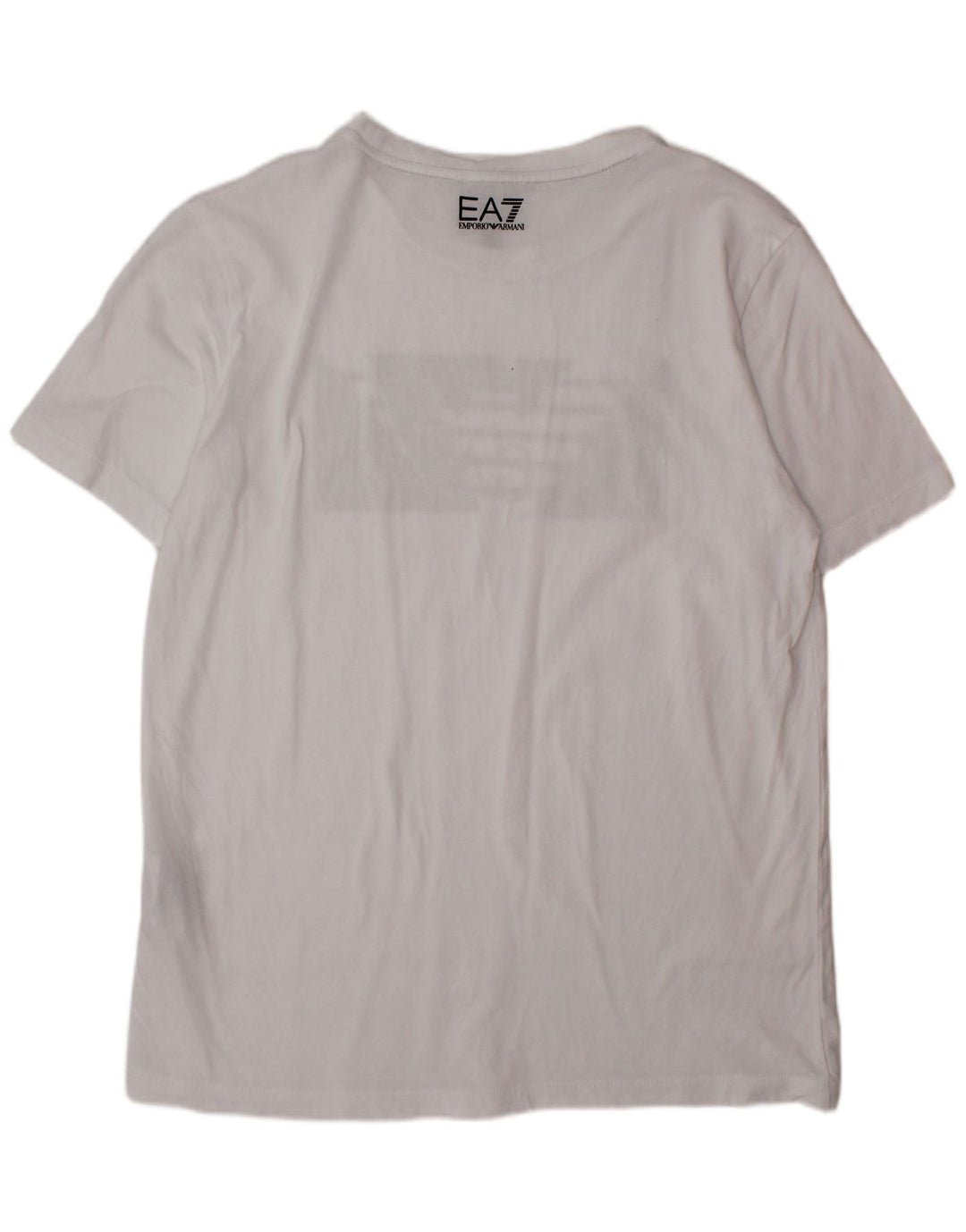 Camiseta gráfica EMPORIO ARMANI para meninos 13-14 anos algodão branco
