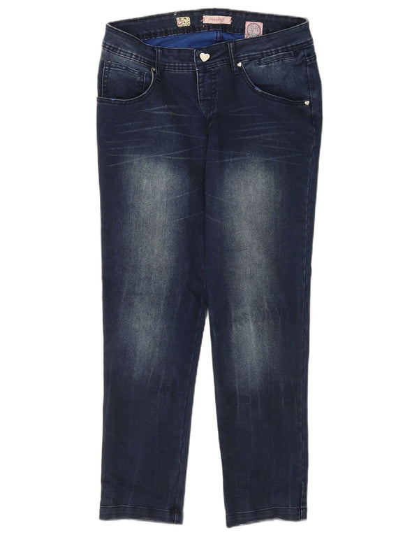 Jeans soltos femininos Phard tamanho 30W30 L27 azul