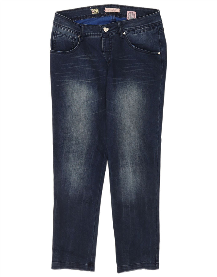 Jeans soltos femininos Phard tamanho 30W30 L27 azul